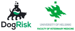 Logos of DogRisk and the University of Helsinki